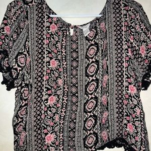 Forever 21 Crop Top Size Large